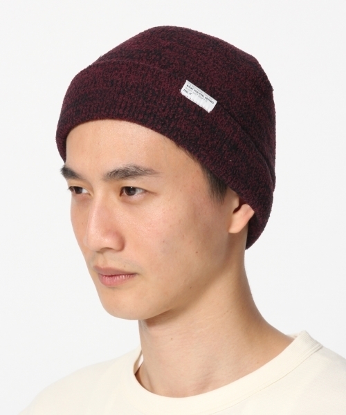 GLOBAL WORK（グローバルワーク）の「【ウォッシャブル】フェザーヤーンニットワッチ/762564（ニットキャップ/ビーニー・メンズ・ブラック/ベージュ/ネイビー/グレー/オレンジ/ワインレッド・FREE）」の6枚目の写真