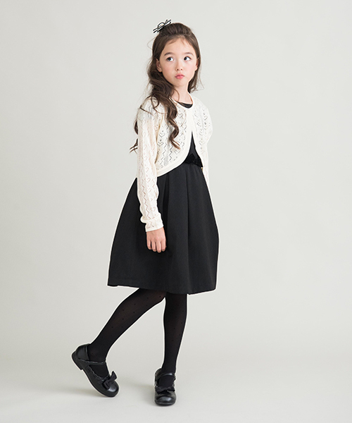 Catherine Cottage（キャサリンコテージ）の「キャップスリーブワンピース（ワンピース・キッズ・グレー/ブラック/グリーン系その他/ブルー系その他/ブラック系その他/ブラウン系その他/ベージュ系/ブルーグレー/グレー系・120/140/150/100/160/110/130）」の11枚目の写真