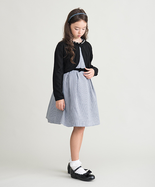 Catherine Cottage（キャサリンコテージ）の「キャップスリーブワンピース（ワンピース・キッズ・グレー/ブラック/グリーン系その他/ブルー系その他/ブラック系その他/ブラウン系その他/ベージュ系/ブルーグレー/グレー系・120/140/150/100/160/110/130）」の13枚目の写真