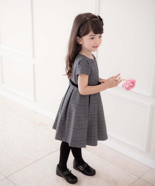 Catherine Cottage（キャサリンコテージ）の「キャップスリーブワンピース（ワンピース・キッズ・グレー/ブラック/グリーン系その他/ブルー系その他/ブラック系その他/ブラウン系その他/ベージュ系/ブルーグレー/グレー系・120/140/150/100/160/110/130）」の17枚目の写真