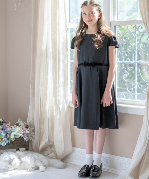 Catherine Cottage（キャサリンコテージ）の「キャップスリーブワンピース（ワンピース・キッズ・グレー/ブラック/グリーン系その他/ブルー系その他/ブラック系その他/ブラウン系その他/ベージュ系/ブルーグレー/グレー系・120/140/150/100/160/110/130）」の15枚目の写真