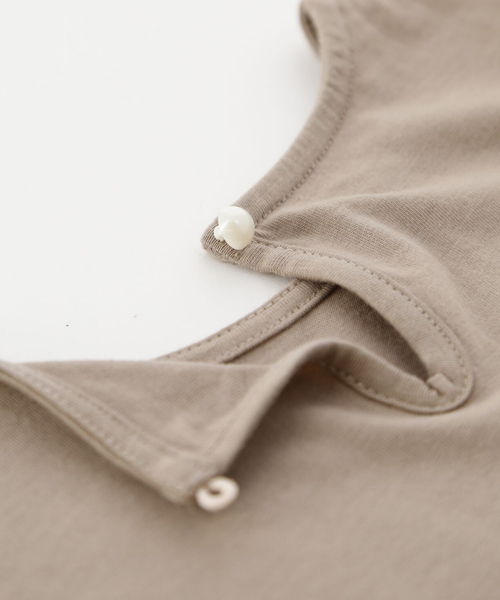 Catherine Cottage(キャサリンコテージ)の「袖口チュールフリル長袖カットソー(Tシャツ/カットソー・キッズ・ベージュ/ピンク/ネイビー・120/140/110/130)」の5枚目の写真