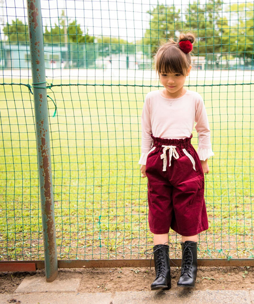 Catherine Cottage(キャサリンコテージ)の「袖口チュールフリル長袖カットソー(Tシャツ/カットソー・キッズ・ベージュ/ピンク/ネイビー・120/140/110/130)」の7枚目の写真