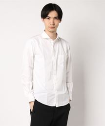 SC: ドビー織り ロンドンストライプ セミワイドカラー シャツ