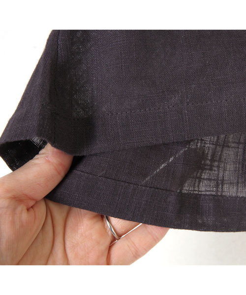 FELLINI（フェリーニ）の「コットンスラブドルマンスリーブプルオーバー（シャツ/ブラウス・レディース・イエロー/オフホワイト/ブラウン/ダークグレー・ONE SIZE）」の8枚目の写真