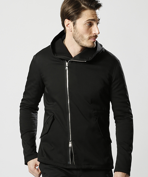 wjk（ダヴルジェイケイ）の「mj5473-short mods(back fleece)　モッズコート（モッズコート・メンズ・ベージュ/ライトグレー/ブラック/カーキ・L/M/XL/S）」の11枚目の写真