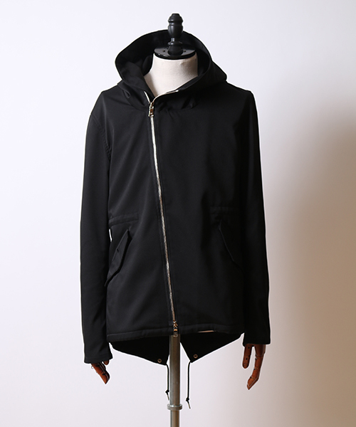 wjk（ダヴルジェイケイ）の「mj5473-short mods(back fleece)　モッズコート（モッズコート・メンズ・ベージュ/ライトグレー/ブラック/カーキ・L/M/XL/S）」の19枚目の写真