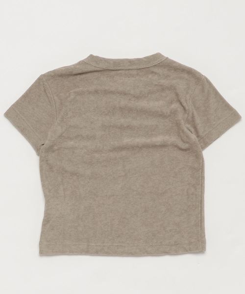 SHIPS(シップス)の「SUNNY SPORTS:パイル ポケット TEE(100~160cm)(Tシャツ/カットソー・キッズ・ベージュ/オフホワイト・100/110/120/130/M/160/S/145)」の3枚目の写真