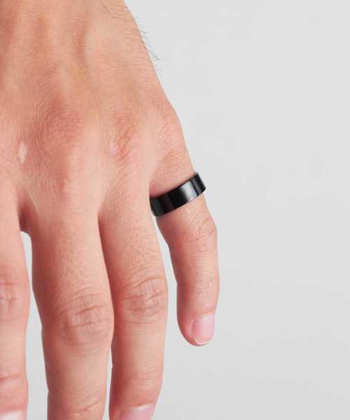 ANCHOR（アンカー）の「サージカル リング 6mm ステンレス ブラック（リング・メンズ・ブラック・11号/13号/15号/19号/21号/17号）」の4枚目の写真