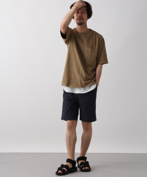 RAGEBLUE(レイジブルー)の「加工スラブTシャツ/801709(Tシャツ/カットソー・メンズ・ホワイト/ブラック/ベージュ/ブルー/マスタード・SMALL/MEDIUM/LARGE)」の8枚目の写真