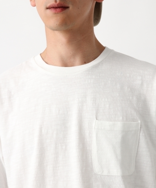 RAGEBLUE(レイジブルー)の「加工スラブTシャツ/801709(Tシャツ/カットソー・メンズ・ホワイト/ブラック/ベージュ/ブルー/マスタード・SMALL/MEDIUM/LARGE)」の11枚目の写真