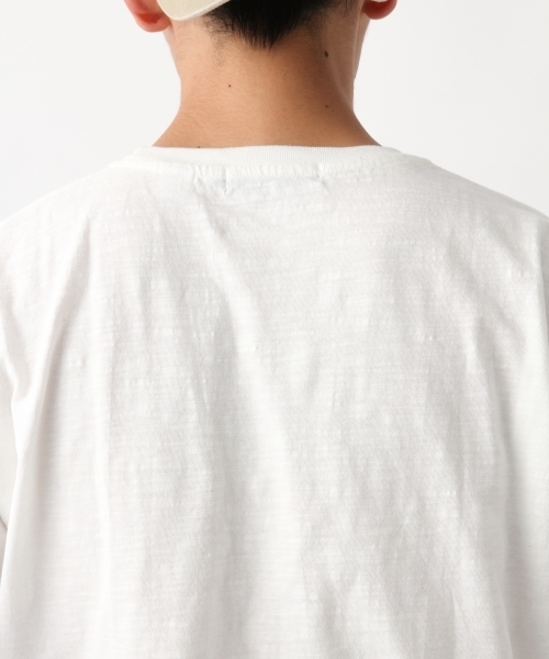 RAGEBLUE(レイジブルー)の「加工スラブTシャツ/801709(Tシャツ/カットソー・メンズ・ホワイト/ブラック/ベージュ/ブルー/マスタード・SMALL/MEDIUM/LARGE)」の14枚目の写真