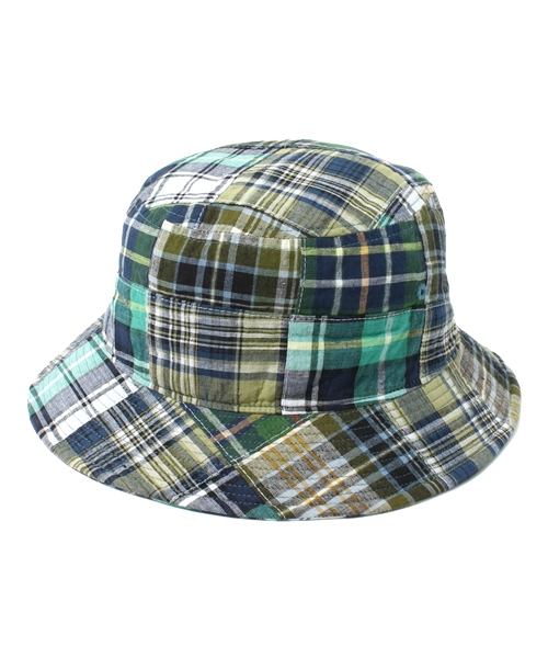 J.PRESS（ジェイプレス）の「マドラスチェックパッチワークハット