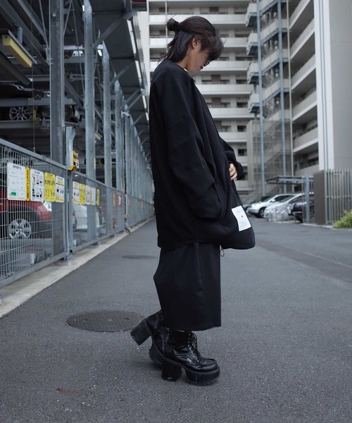 rovtski(ロフトスキー)の「rovtski【ビッグシルエット】2018 AUTUMN POLY FULL ZIP V NECK F(カーディガン/ボレロ・レディース・ブラック/ネイビー/ワイン・FREE)」の22枚目の写真