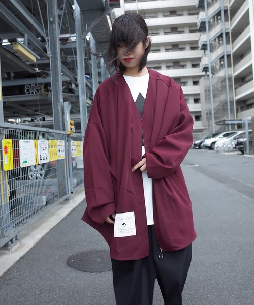 rovtski(ロフトスキー)の「rovtski【ビッグシルエット】2018 AUTUMN POLY FULL ZIP V NECK F(カーディガン/ボレロ・レディース・ブラック/ネイビー/ワイン・FREE)」の15枚目の写真