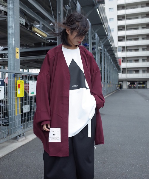rovtski(ロフトスキー)の「rovtski【ビッグシルエット】2018 AUTUMN POLY FULL ZIP V NECK F(カーディガン/ボレロ・レディース・ブラック/ネイビー/ワイン・FREE)」の21枚目の写真