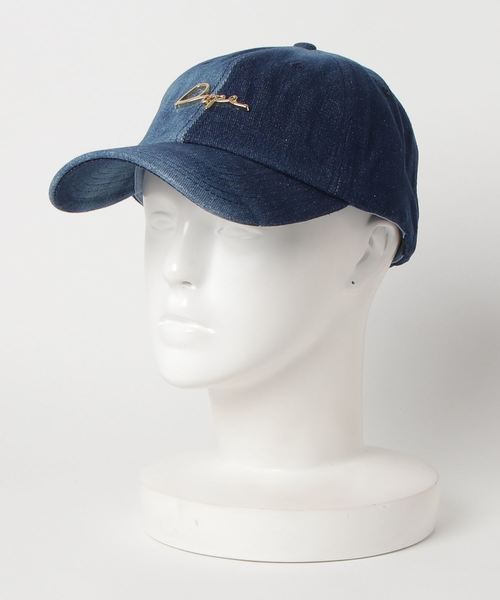 DOPE（ドープ）の「【DOPE】24K SCRIPT LOGO CAP [I]（キャップ・メンズ・ブラック/レッド/オリーブ/ブラック系その他/ブルー系その他/バーガンディー/ブルー系その他2・ONESIZE）」の4枚目の写真