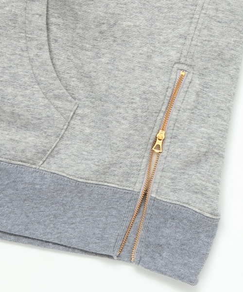 MONKEY TIME（モンキータイム）の「MT スウェット サイドジップパーカー ◆§（パーカー・メンズ・グレー/ロイヤルブルー/パープル・SMALL/MEDIUM/LARGE）」の8枚目の写真