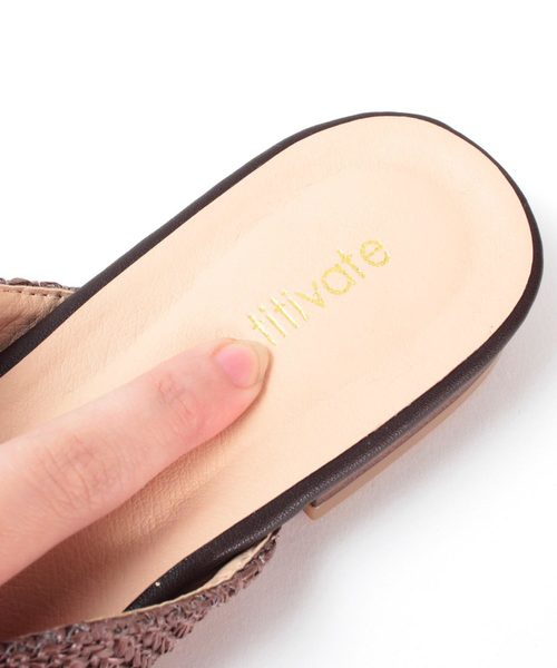 titivate(ティティベイト)の「ポインテッドトゥミュール(パンプス・レディース・ブラック/ブラック系その他/ブラウン系その他/ベージュ系その他/グレイッシュベージュ・LL/S/M/L)」の13枚目の写真