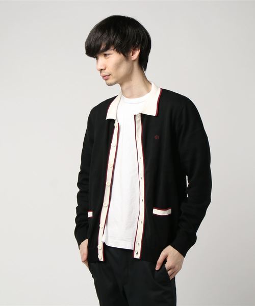merc london(メルクロンドン)の「ティップニットカーディガン(カーディガン/ボレロ・メンズ・ブラック/チャコール・SMALL/MEDIUM/LARGE)」の2枚目の写真