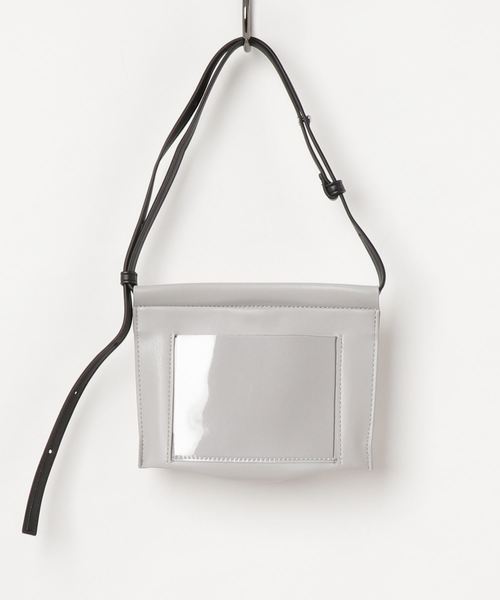 STUDIOUS（ステュディオス）の「【LAUGOA】ウォレット付きミニショルダーバッグ/Luster 19126-11014（ショルダーバッグ・レディース・ホワイト/ブラック/ベージュ/ライトピンク/ライトグレー/シルバー/グレー・FREE）」の5枚目の写真