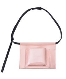 【LAUGOA】ウォレット付きミニショルダーバッグ/Luster 19126-11014