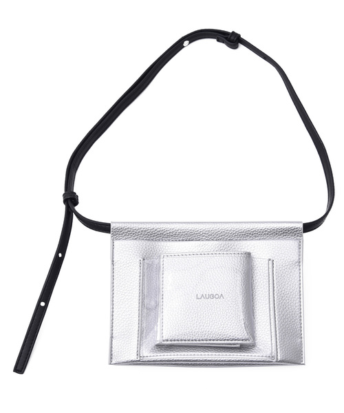 STUDIOUS（ステュディオス）の「【LAUGOA】ウォレット付きミニショルダーバッグ/Luster 19126-11014（ショルダーバッグ・レディース・ホワイト/ブラック/ベージュ/ライトピンク/ライトグレー/シルバー/グレー・FREE）」の13枚目の写真