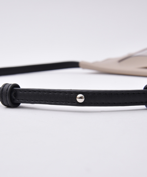 STUDIOUS（ステュディオス）の「【LAUGOA】ウォレット付きミニショルダーバッグ/Luster 19126-11014（ショルダーバッグ・レディース・ホワイト/ブラック/ベージュ/ライトピンク/ライトグレー/シルバー/グレー・FREE）」の15枚目の写真