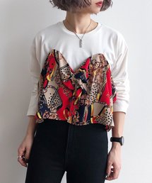 PAGEBOY | スカーフレイヤードライクプルオーバー(Tシャツ/カットソー)