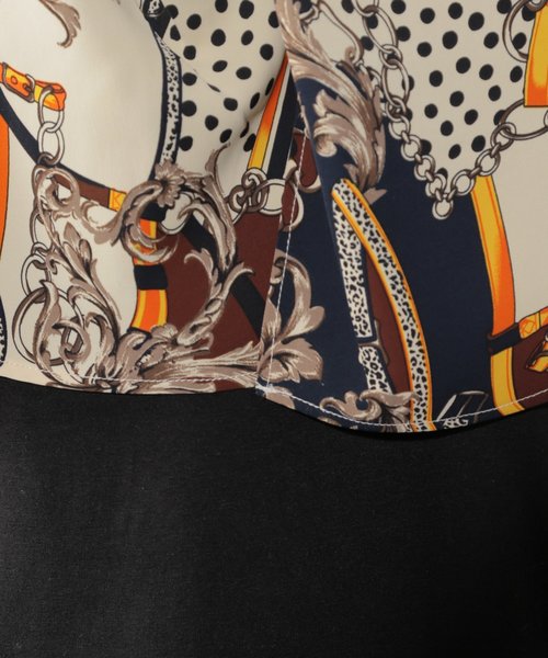 PAGEBOY（ページボーイ）の「スカーフレイヤードライクプルオーバー（Tシャツ/カットソー・レディース・ホワイト/ブラック・FREE）」の22枚目の写真