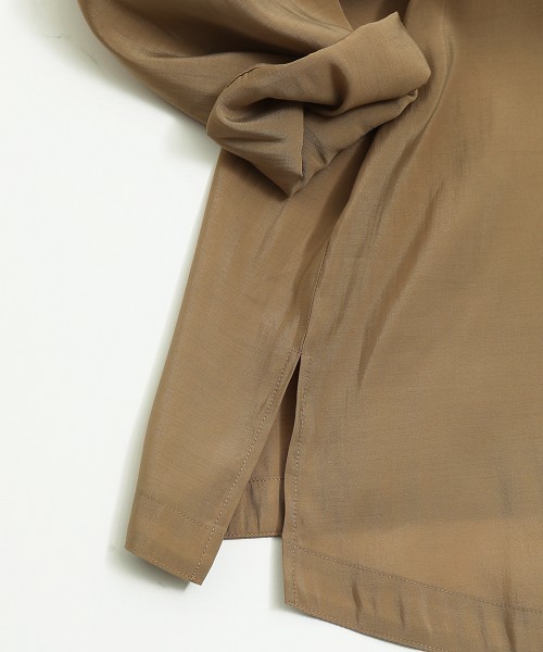 【美品】 トゥデイフル 2WAYシアーブラウス シアーシャツ ブラウス 長袖 TODAYFUL（トゥデイフル）の「2WAYシアーブラウス（シャツ