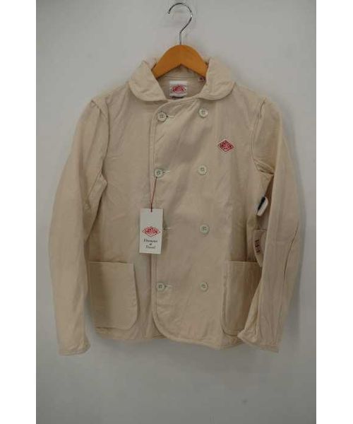Bshop｜DANTON | コットンリネンダンプ カラーレスジャケット