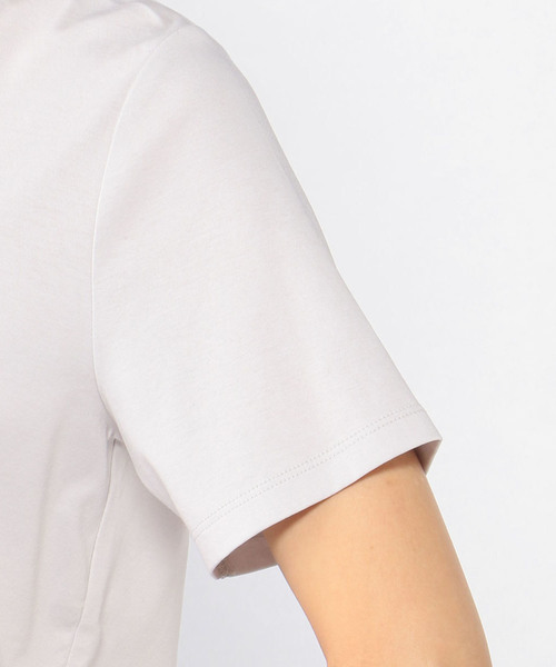 A/C DESIGN BY ALPHA CUBIC(エーシーデザインバイアルファキュービック)の「ロゴTシャツ(Tシャツ/カットソー・レディース・ブラック/ライトグレー/オフホワイト・M size/L size)」の7枚目の写真
