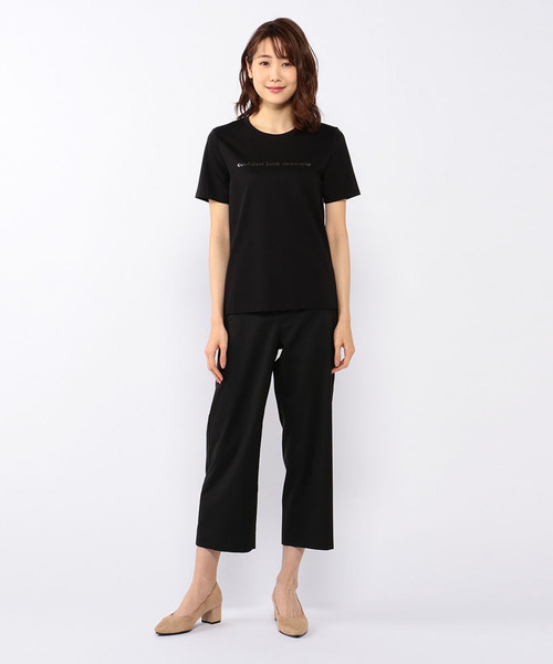 A/C DESIGN BY ALPHA CUBIC(エーシーデザインバイアルファキュービック)の「ロゴTシャツ(Tシャツ/カットソー・レディース・ブラック/ライトグレー/オフホワイト・M size/L size)」の11枚目の写真