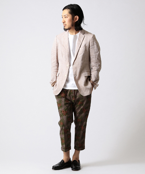 BEAMS（ビームス）の「○BEAMS / リネン 2ボタン ジャケット（テーラードジャケット・メンズ・ベージュ/ブルー/ネイビー・MEDIUM/SMALL/X-LARGE/LARGE）」の10枚目の写真