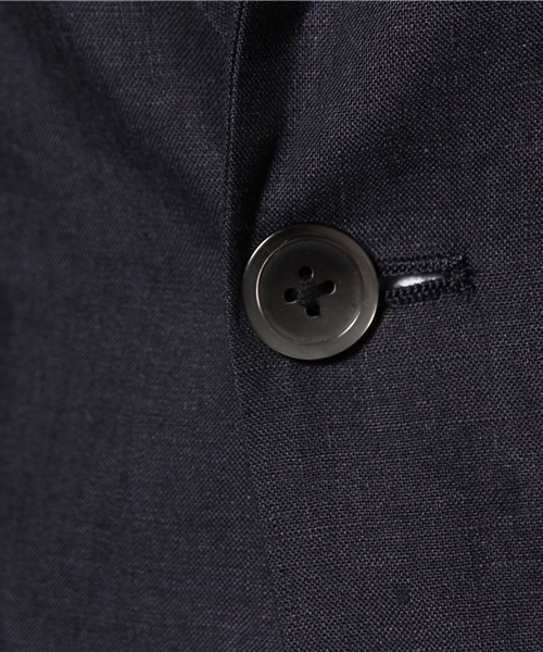 BEAMS（ビームス）の「○BEAMS / リネン 2ボタン ジャケット（テーラードジャケット・メンズ・ベージュ/ブルー/ネイビー・MEDIUM/SMALL/X-LARGE/LARGE）」の9枚目の写真