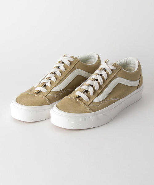 VANS（バンズ）の「＜VANS（バンズ）＞STYLE36/スニーカー（スニーカー・レディース・ベージュ/オリーブ・6/5h/7/5/6h）」の3枚目の写真