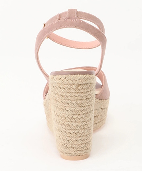 LIPSERVICE（リップサービス）の「スエードジュートウエッジサンダル（サンダル・レディース・ブラック/ブラウン・S/M/L）」の6枚目の写真