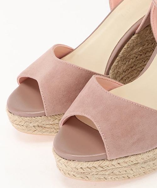 LIPSERVICE（リップサービス）の「スエードジュートウエッジサンダル（サンダル・レディース・ブラック/ブラウン・S/M/L）」の4枚目の写真