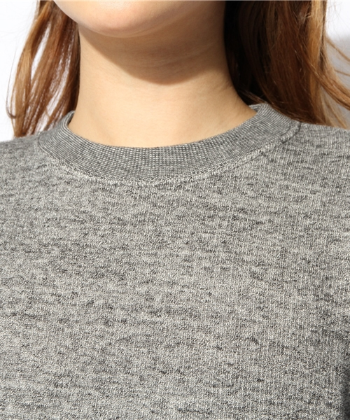 ROSE BUD（ローズバッド）の「LCTT-14132 C/N OPEN/S P/O（スウェット・レディース・ホワイト/グレー/ブラックミックス・ONE SIZE）」の7枚目の写真