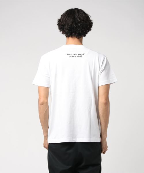 VANS(バンズ)の「半袖Tシャツ VANS LOGO VA19HS-MT22(Tシャツ/カットソー・メンズ・ホワイト系その他/ブラック×ライム・M/L/XL)」の4枚目の写真