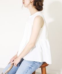 reca | ティアードノースリーブブラウス(シャツ/ブラウス)