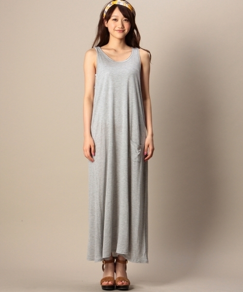BEAUTY&YOUTH UNITED ARROWS（ビューティーアンドユースユナイテッドアローズ）の「BYSF モダールマキシワンピース ◆（ワンピース・レディース・ブラック/ライトグレー/ネイビー・フリー）」の10枚目の写真