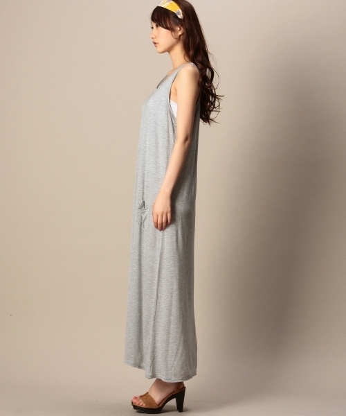 BEAUTY&YOUTH UNITED ARROWS（ビューティーアンドユースユナイテッドアローズ）の「BYSF モダールマキシワンピース ◆（ワンピース・レディース・ブラック/ライトグレー/ネイビー・フリー）」の9枚目の写真