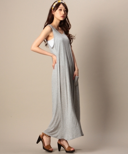 BEAUTY&YOUTH UNITED ARROWS（ビューティーアンドユースユナイテッドアローズ）の「BYSF モダールマキシワンピース ◆（ワンピース・レディース・ブラック/ライトグレー/ネイビー・フリー）」の11枚目の写真