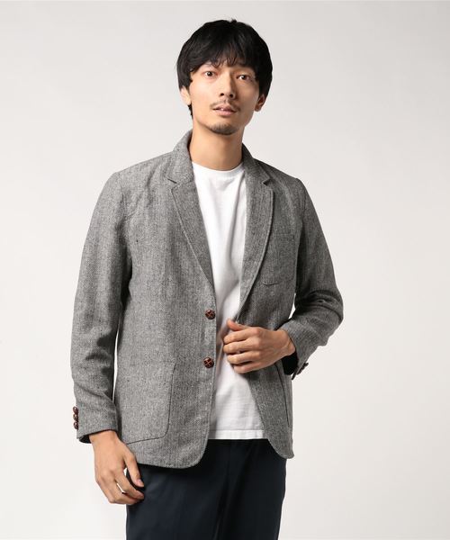 おしゃれスタ（オシャレスタ）の「ツイードテーラードジャケット(IR) レディース メンズ（テーラードジャケット・メンズ・A/B/C/D・M/L/XL）」の8枚目の写真