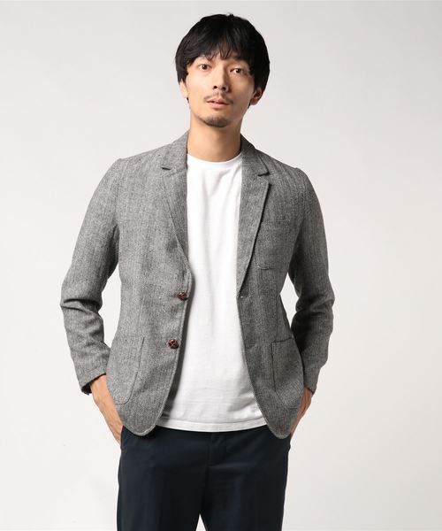 おしゃれスタ（オシャレスタ）の「ツイードテーラードジャケット(IR) レディース メンズ（テーラードジャケット・メンズ・A/B/C/D・M/L/XL）」の10枚目の写真