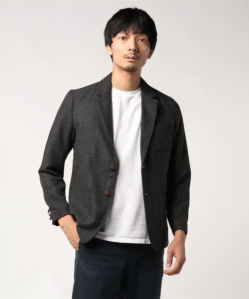 おしゃれスタ（オシャレスタ）の「ツイードテーラードジャケット(IR) レディース メンズ（テーラードジャケット・メンズ・A/B/C/D・M/L/XL）」の11枚目の写真