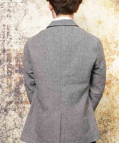 おしゃれスタ（オシャレスタ）の「ツイードテーラードジャケット(IR) レディース メンズ（テーラードジャケット・メンズ・A/B/C/D・M/L/XL）」の14枚目の写真