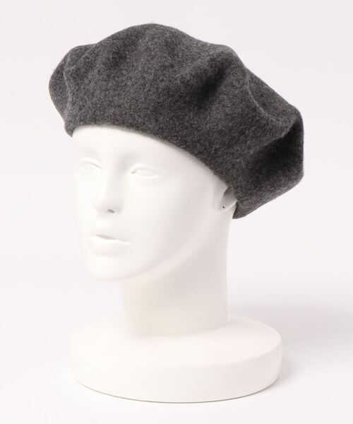 LOWRYS FARM(ローリーズファーム)の「フェルトベレー 853609(ハンチング/ベレー帽・レディース・チャコールグレー/ブラック/ブラウン/ブラック系その他/ダークブラウン/ベージュ・FREE)」の4枚目の写真